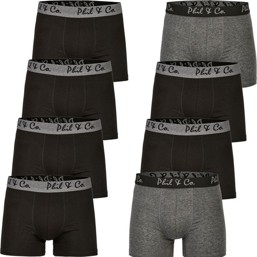 8er Pack Phil & Co Berlin Jersey Boxershorts Trunk Short Pant FARBWAHL - Picture 4 of 15