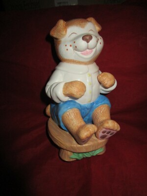 Nursery Rhyme Bank Avon Gift Collection Little Dog Laughing  Cat and the Fiddle