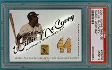 2001 Topps Tribute Willie McCovey Game Used Bat- #RBWM PSA 9! Giants! POP 4! HOF