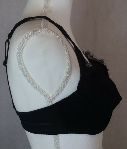 New Wonderbra Luxurious me 1673 unlined bra 36C black lace nwt - Picture 7 of 10