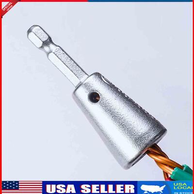 Wire Twisting Drill Bit,Wire Nut Driver Stripping Tool,Efficient Wire Nut Tool-