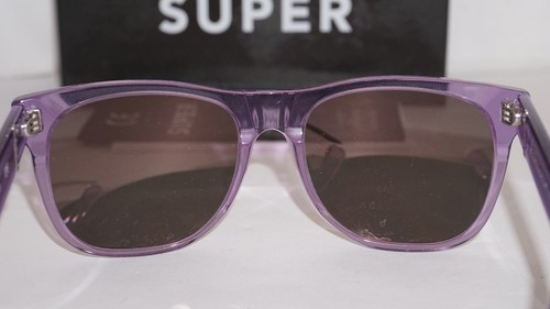 SUPER BY RETROSUPERFUTURE Nuevas Gafas de Sol Oro Púrpura Espejo 067/R CR39/3/SÓLIDO - Imagen 10 de 10