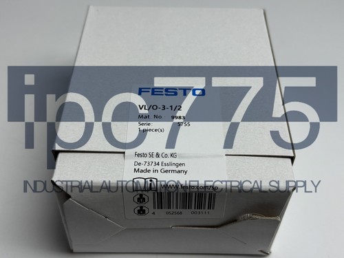 1pcs New Festo Brand new ones Valve VL/O-3-1/2 9983 - Picture 1 of 8