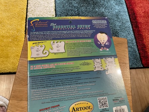 Freihand Airbrush Schablone Artool, The Essential Seven FH-1 Template Airbrushing - Bild 4 von 5