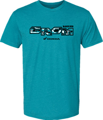 Honda Apparel NP21S-M2468-S Teal Honda Grom T-Shirt Small Short Sleeve