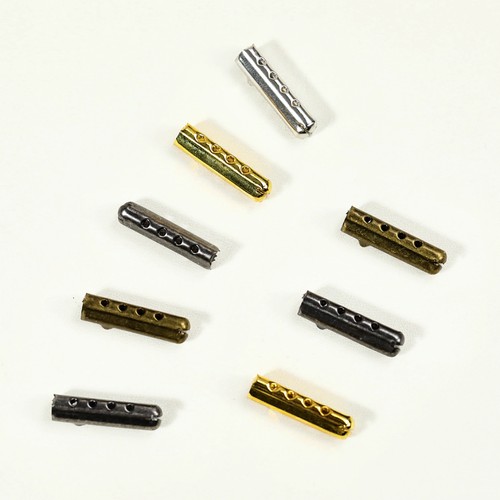 100 Stck. Kupfer Metall Schnürsenkel 3,5 x 23 mm Spitzen für Schuhreparatur Ersatz - Bild 13 von 21