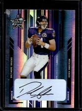 2005 Leaf Rookies & Stars Derek Anderson Longevity Holofoil RC Auto #/10 Ravens