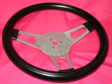 GT GRANT Lenkrad 35 cm kleiner Durchmesser schwarz silber Speiche