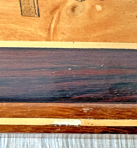 Vintage The LAST SUPPER Marquetry Inlaid Wood Plaque Religious Christian Art - Picture 3 of 17