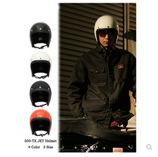 Japan 3/4 Face Helmet Retro Rider Motorcycle Motorbike Race 500-TX Helmet Props