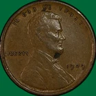 1909 Lincoln Wheat Cent Choice Extremely Fine XF+ Coin #33658
