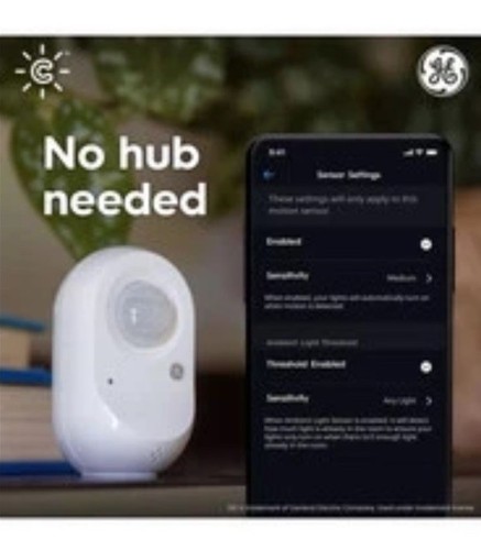 New GE Cync 3-Smart Motion Sensors & 1-Smart Lights Bulb-General Electric Cync- - Picture 8 of 13