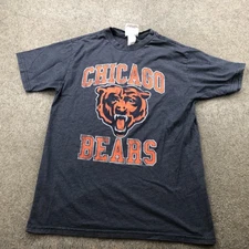 Chicago Bears Shirt Mens Small Blue NFL Football Junk Food Graphic Tee