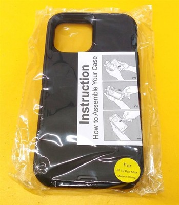       Unbranded Phone Case For Apple iPhone 12 Pro Max Black