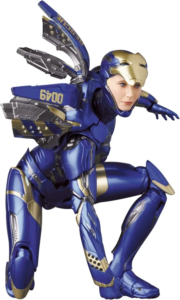 MAFEX No.184 IRON MAN Rescue Suit ENDGAME Ver. Action Figure - Image 4 of 4