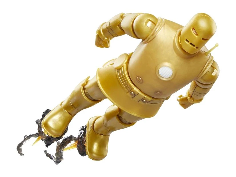 Figura de acción articulada MARVEL LEGENDS SERIES IRON MAN MODEL 01 GOLD 15 CM