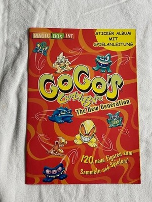 Magicbox - Gogo's Crazy Bones 1998 Sammelalbum komplett beklebt