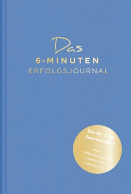 Das 6-Minuten-Erfolgsjournal (mittelblau) | Dominik Spenst | Buch | 304 S.