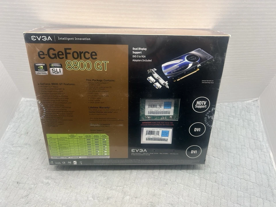 EVGA 512-P3-N805 A1 GeForce 8800GT 512MB 256-bit GDDR3 PCI Express 2.0 x16 - Image 2 of 4