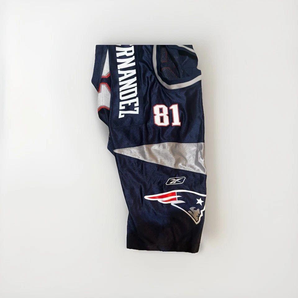 Camiseta Rebook Aaron Hernandez XL New England Patriots Foto 4 de 4