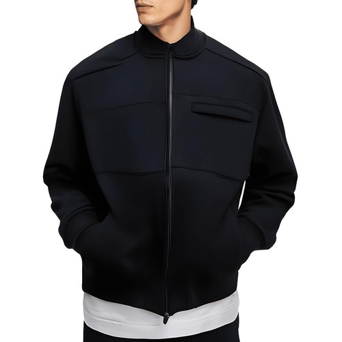 Mode of One Mens Full Zip Stretch Ribbed Collar Fleece Jacket BHFO 3098