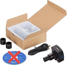AmScope MU1003 10MP USB3.0 Real-Time Live Video Microscope Digital Camera 10 MP