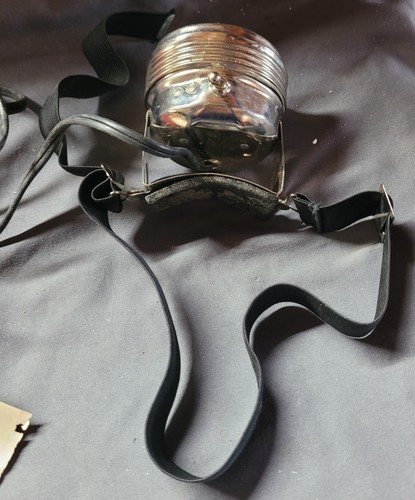 Vintage Justrite elektrische Kopflaterne Taschenlampe 19040 im Originalkarton - Bild 3 von 13