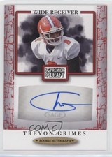 2021 Sage Premier Draft Auto Red Trevon Grimes #A144 Auto 2b2
