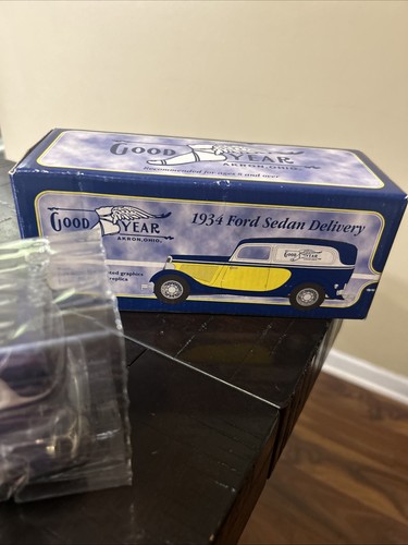 Vintage 1934 Ford Sedan Delivery DieCast Model Goodyear Bank - Picture 3 of 3