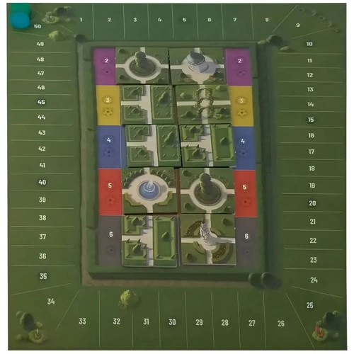 Sanssouci - Fliesenplatzierung Zivilisation Brettspiel für Familie und Erwachsene (2-4 P - Bild 3 von 5