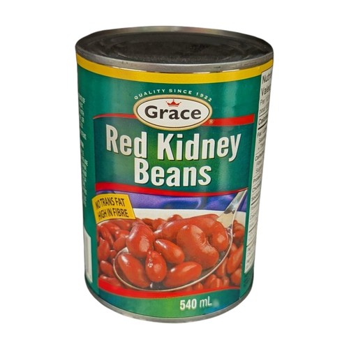 Grace Red Kidney Beans Lattina 540g Autentico Ingrediente Giamaicano per Riso e Fagioli - Foto 4 di 4