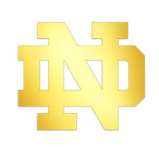 ND Monogram Vinyl Decal Irish Style Football Sticker Waterproof Car Laptop