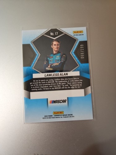 2023 Panini Chronicles Mosaic Blue #17 Lawless Alan - Picture 2 of 2