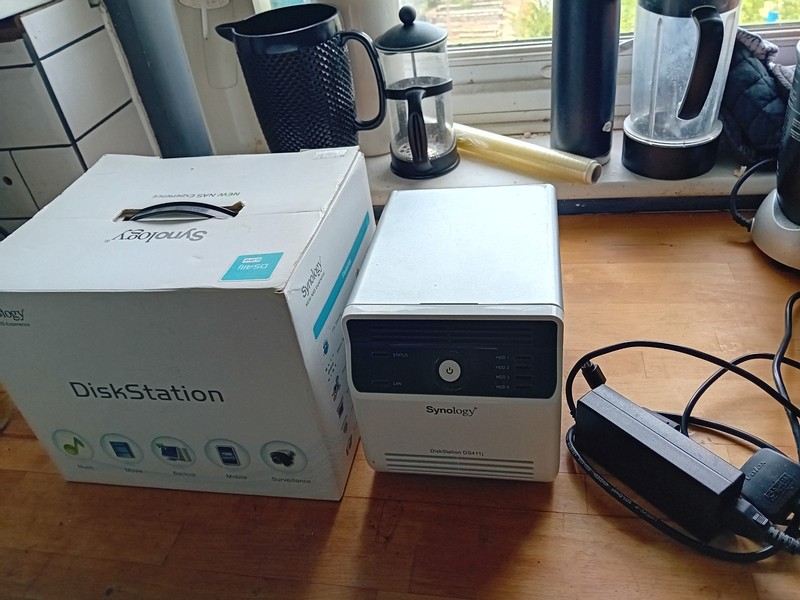 Synology DiskStation DS411j 4-bay NAS Server with 6 TB  (bad sectors or failing)