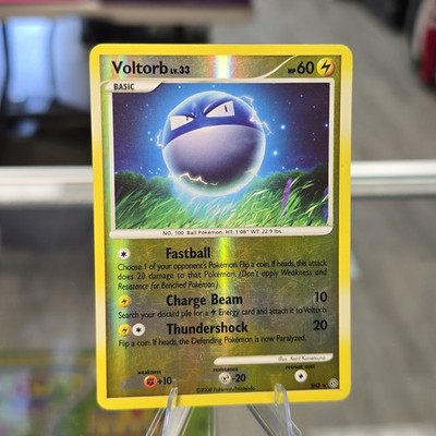 Voltorb Shiny Pokémon Stormfront #SH3 SHINY HOLO RARE MP