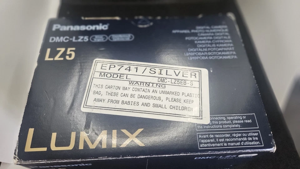 Panasonic Lumix DMC-LZ5 6MP Digital Camera Boxed With SD Card & Working, photo 3 of 5