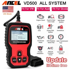 Ancel VD500 OBD2 Automotive Scanner Full System Code Reader EPB Oil Reset