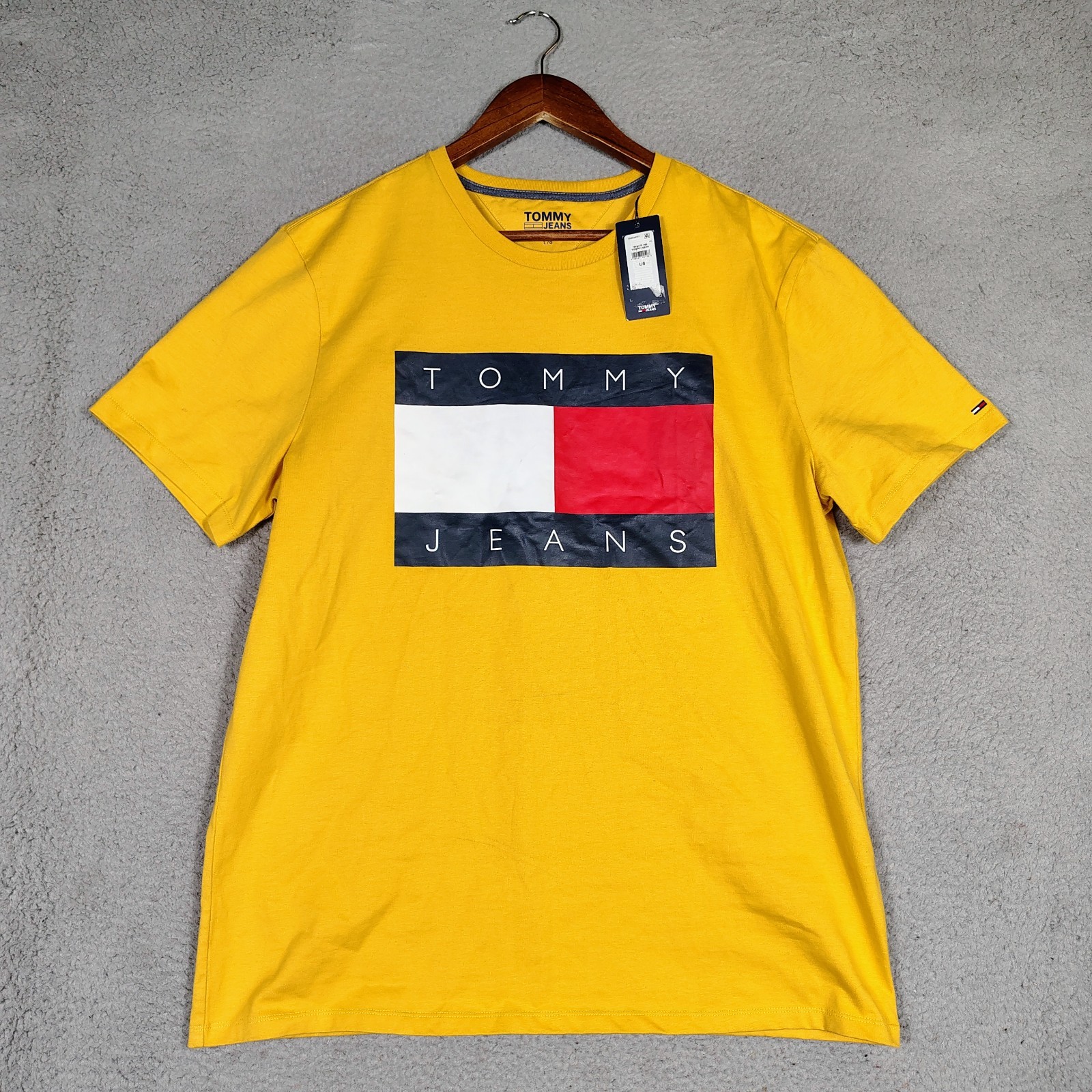 's Large Yellow Graphic Print Short Sleeve Nwt