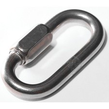 Baron 7350ST-3/8 Quick Link, 1760 lb Working Load, 316 Stainless Steel