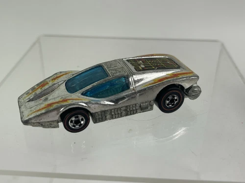 Hot Wheels Redline Large Charge Chrome US Original Car 1971