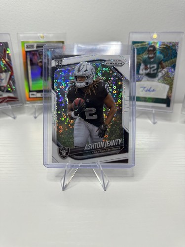2025 Panini Prizm - Rookies Ashton Jeanty #315 White Disco Prizm (RC) - Picture 1 of 2