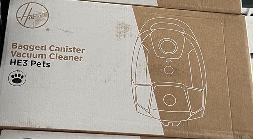 Hoover Cylinder Vacuum Cleaner H-ENERGY 300 Home HE320PET Bagged Corded - Black - Picture 4 of 4