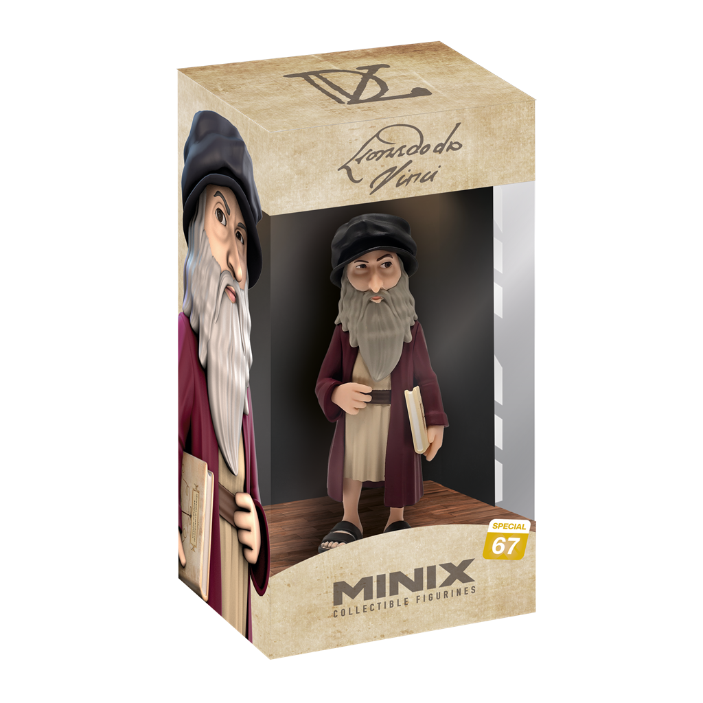 Minix - Historical - Leonardo Da Vinci 12cm
