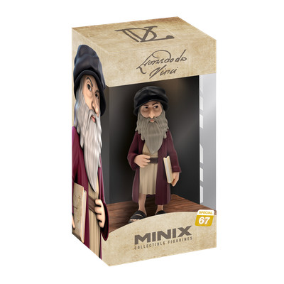Minix - Historical - Leonardo Da Vinci 12cm