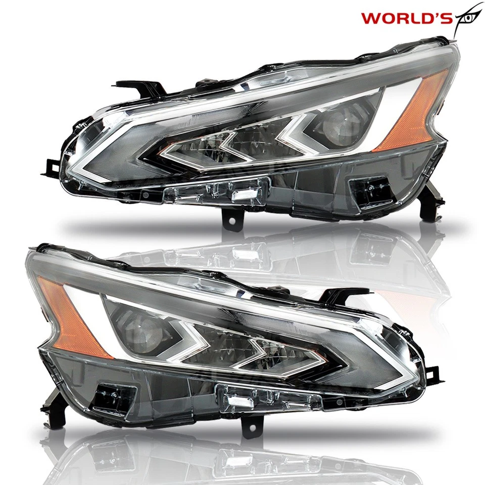 Faro LED para Nissan Altima 2019 2020 2021 2022 conductor y pasajero diestro diestro Foto 2 de 4