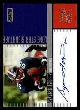 2000 STADIUM CLUB SYLVESTER MORRIS LS13 LONE STAR SIGNATURES AUTOGRAPH RC CHIEFS