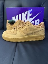 Nike SB Air Force Mens Brown Suede Athletic S...
