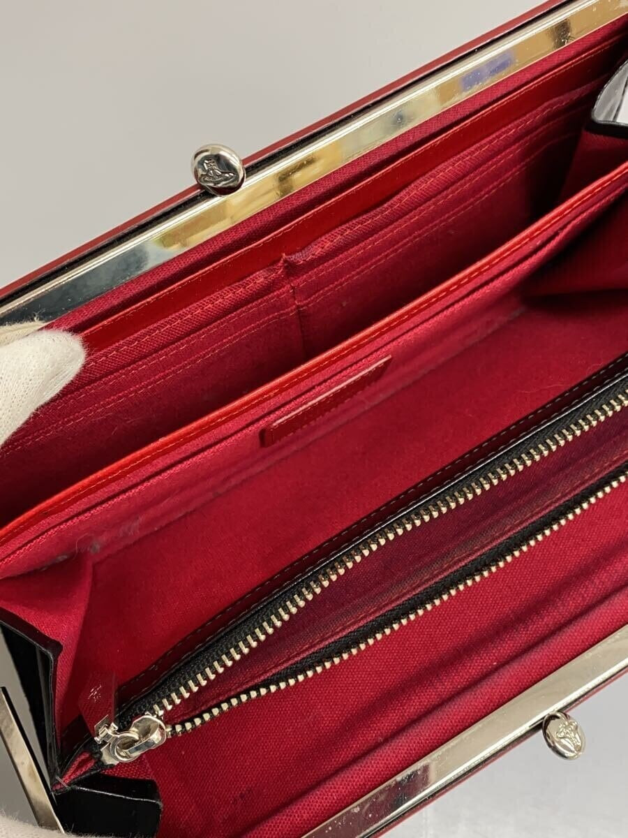 Vivienne Westwood Kiss Lock Long Wallet Leather Black