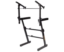 Hercules Stands KS410B Autolock Z Keyboard Stand w/ Tier - Open Box