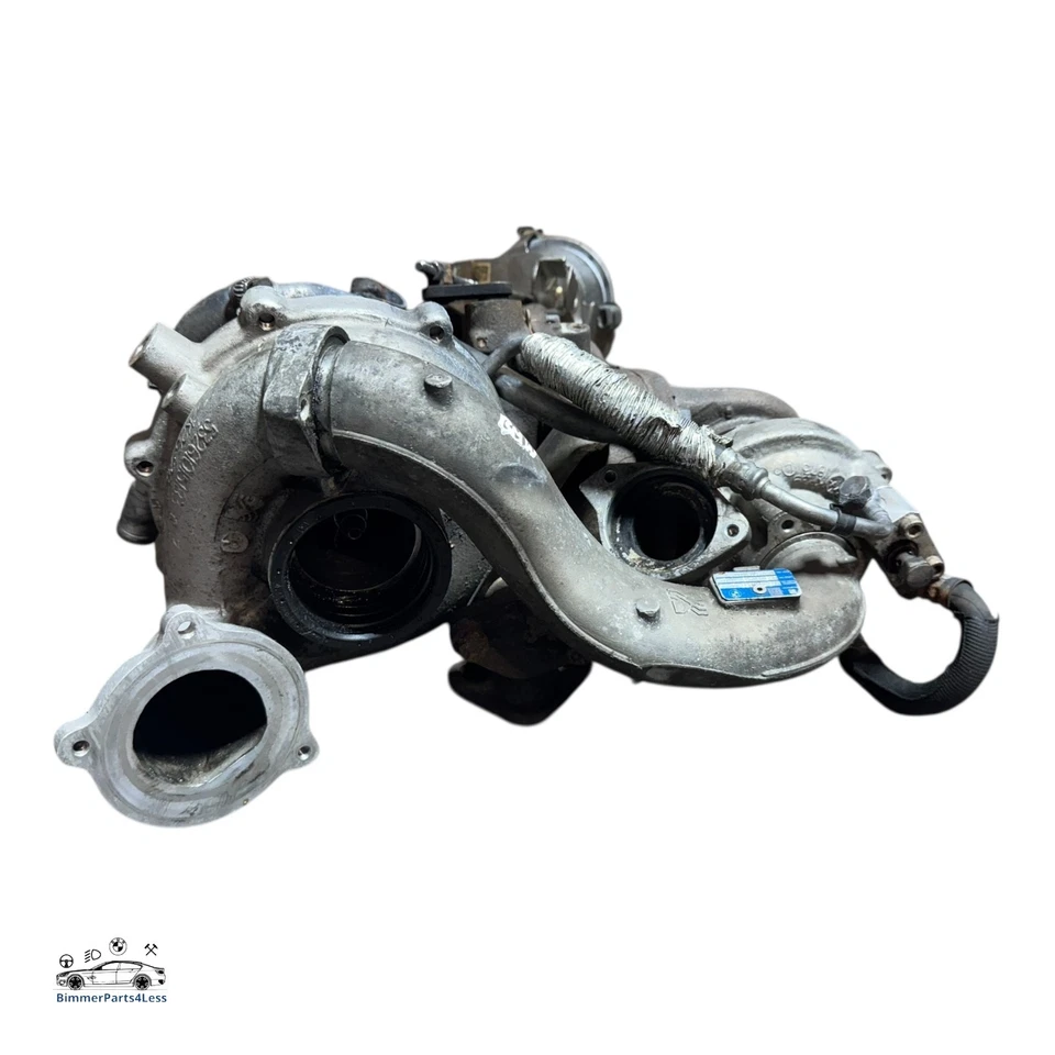 BMW E60 E63 E90 335d 3.0sd M57N2 Turbolader Turbo 7796355 Ersatzteile oder Reparatur - Bild 2 von 4